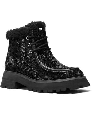 Michael Kors Michael Cade Eva Heel Booties - Black