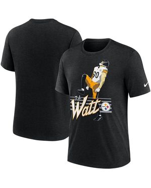 Nike T.j. Watt Pittsburgh Steelers Player Graphic T-shirt - Black