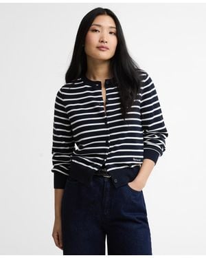 Barbour Baiton Knitted Cardigan - Blue