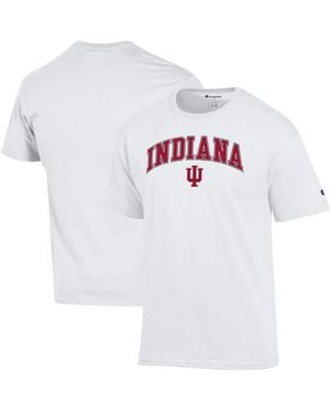 Champion Indiana Hoosiers Arch Over Logo T-shirt - White