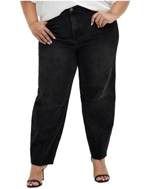 City Chic Plus Size Harley Saige Jean - Black