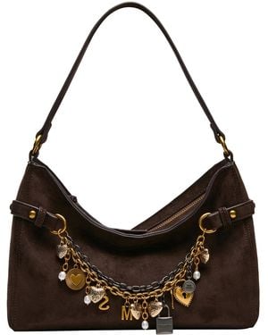 Steve Madden Lianna Relaxed Slouchy Small Shoulder Handbag - Black