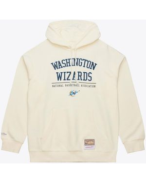 Mitchell & Ness Washington Wizards Walk-off Fleece Hoodie - White