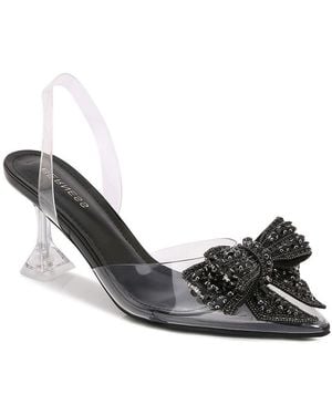BERNESS Nina Crystal Bow Heels - Black