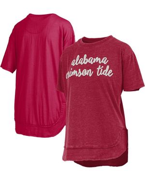 Pressbox Alabama Tide Poncho T-shirt - Red