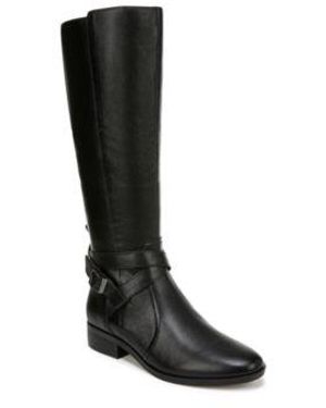 Naturalizer Rena 2 Knee High Block Heel Riding Boots Narrow Regular Wide Extra Wide Calf - Black