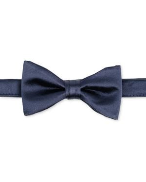 Con.struct Satin Pre-tied Bow Tie - Blue