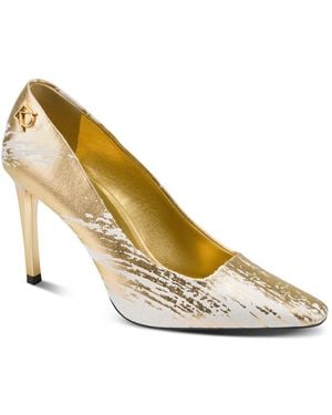 Donna Karan Savita High Slip On Pumps - Metallic