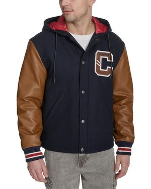 Champion Mixed Media Coaches Jacket - Blue