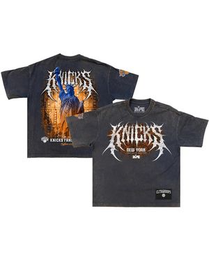 Two Hype New York Knicks Shock Wave Collection Premium T-shirt - Blue