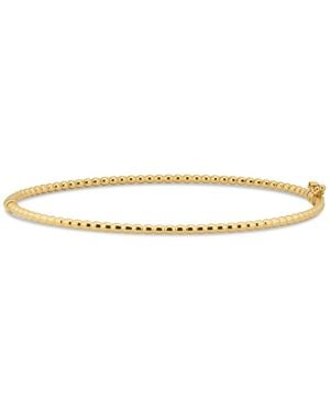 DEVATA Beaded Ball Bangle Bracelet - White