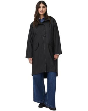 Masai Matheia Long Sleeve Hooded Coat - Blue