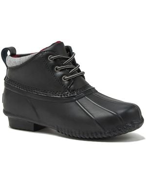 Lands' End Waterproof Ankle Duck Boots - Black