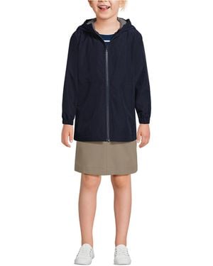 Lands' End Girls Rain Jacket - Blue