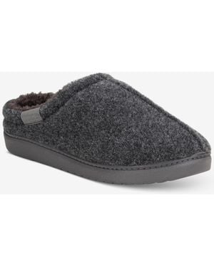Weatherproof Slip-on Clog Slippers - Black