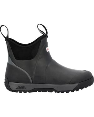 XtraTuf Ice Fleece Lined Ankle Deck Boot - Black