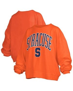 Pressbox Syracuse Janise Fleece Sweatshirt - Orange
