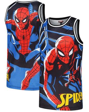 Lids Spider-man Big Print Mesh Jersey - Blue