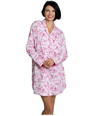 Sant And Abel Skydog Toile Night Shirt - Pink