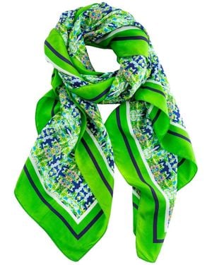 Evelyn & Kate Silk Scarf/wrap/sarong - Green