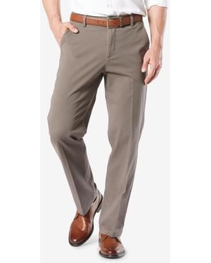 Dockers Workday Smart 360 Flex Classic Fit Khaki Stretch Pants - Brown