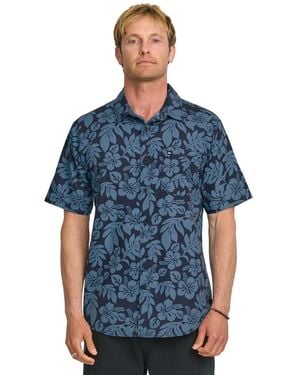 Quiksilver Waikoloa Classics Short Sleeve Shirt - Blue