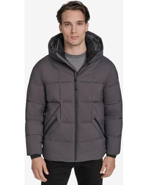Marc New York Palmerton Micro Ripstop Puffer Jacket - Gray