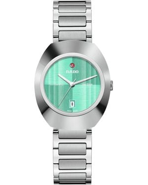 Rado Swiss Automatic Diastar Original Stainless Steel Bracelet Watch 30mm - Green