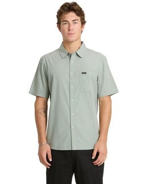 Quiksilver Shore Break Classic Short-sleeve Shirt - Gray