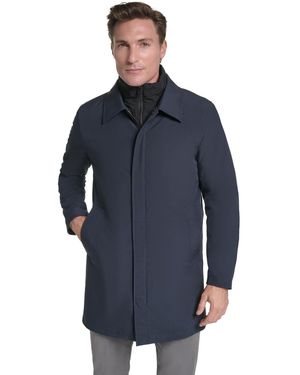 Kenneth Cole Flextech Hooded Classic-fit Jacket - Blue