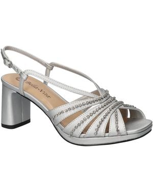 Bella Vita Chorus Block Heel Sandals - Metallic