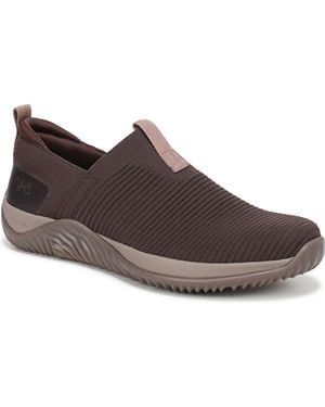 Ryka Echo Knit Slip On Sneakers - Brown