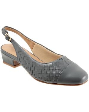 Trotters Dea Woven Pumps - Gray