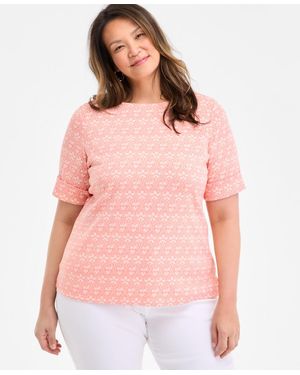 pink tops at macys