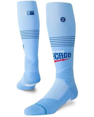 Stance And Chicago Cubs 2025 Alternate Uniform Over The Calf Socks - Blue