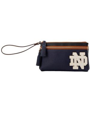 Dooney & Bourke Notre Dame Fighting Irish Infield Double-zip Wristlet - Blue