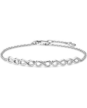 DEVATA Infinity Chain Bracelet - White