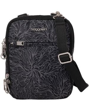 Baggallini Classic Anti-theft Mini Crossbody Handbag - Black