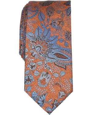 Perry Ellis Deason Paisley Classic Tie - Blue