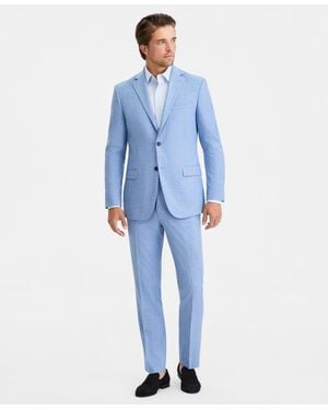 DKNY Modern-fit Nested Spring Suit - Blue