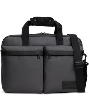 Tommy Hilfiger Large Computer Bag - Black