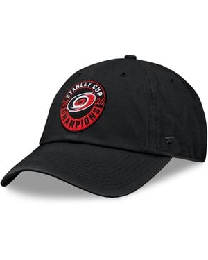 Fanatics Carolina Hurricanes 2026 Nhl Stanley Cup Champions Core Adjustable Hat - Black