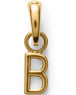 Lands' End Water-resistant Letter Charm - Metallic