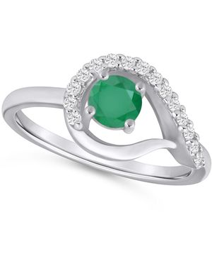 Macy's Gemstone And Diamond Ring (1/6 Ct. T.w. - Gray