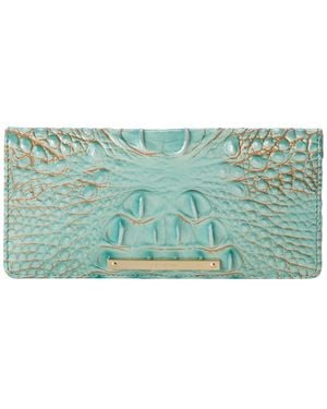 Brahmin Ady Leather Wallet - Blue
