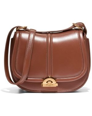 Cole Haan Celenea Mini Saddle Satchel Bag - Brown