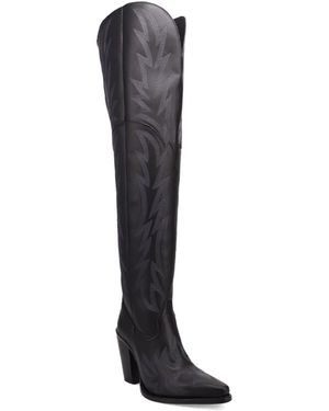Dingo Diva Leather Boot - Black