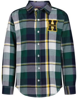 Tommy Hilfiger Boys 8-20 Plaid Shirt - Blue