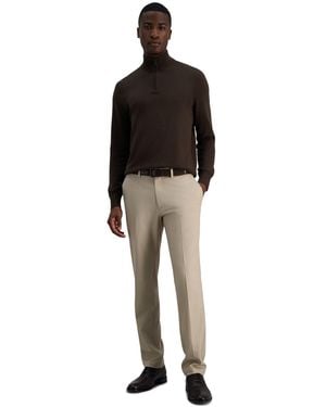 Kenneth Cole Slim-fit Dress Pants - Natural