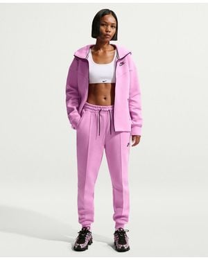 Nike Sportswear Tech Fleece Mid-rise jogger Pants - Pink
